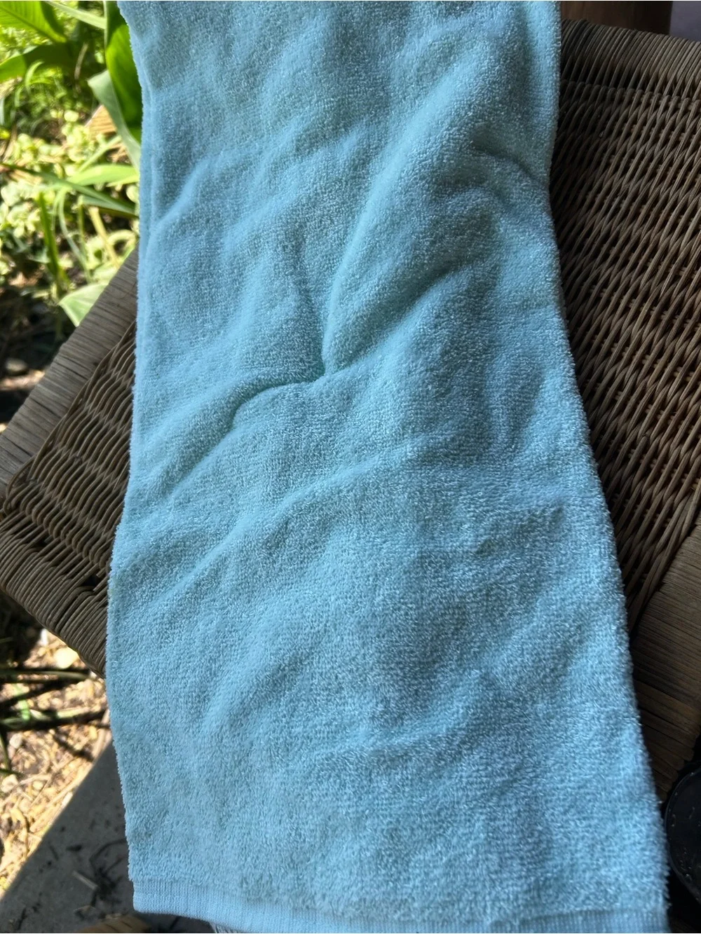 Vintage Franco Embroidered Towel Set -  Floral Trim